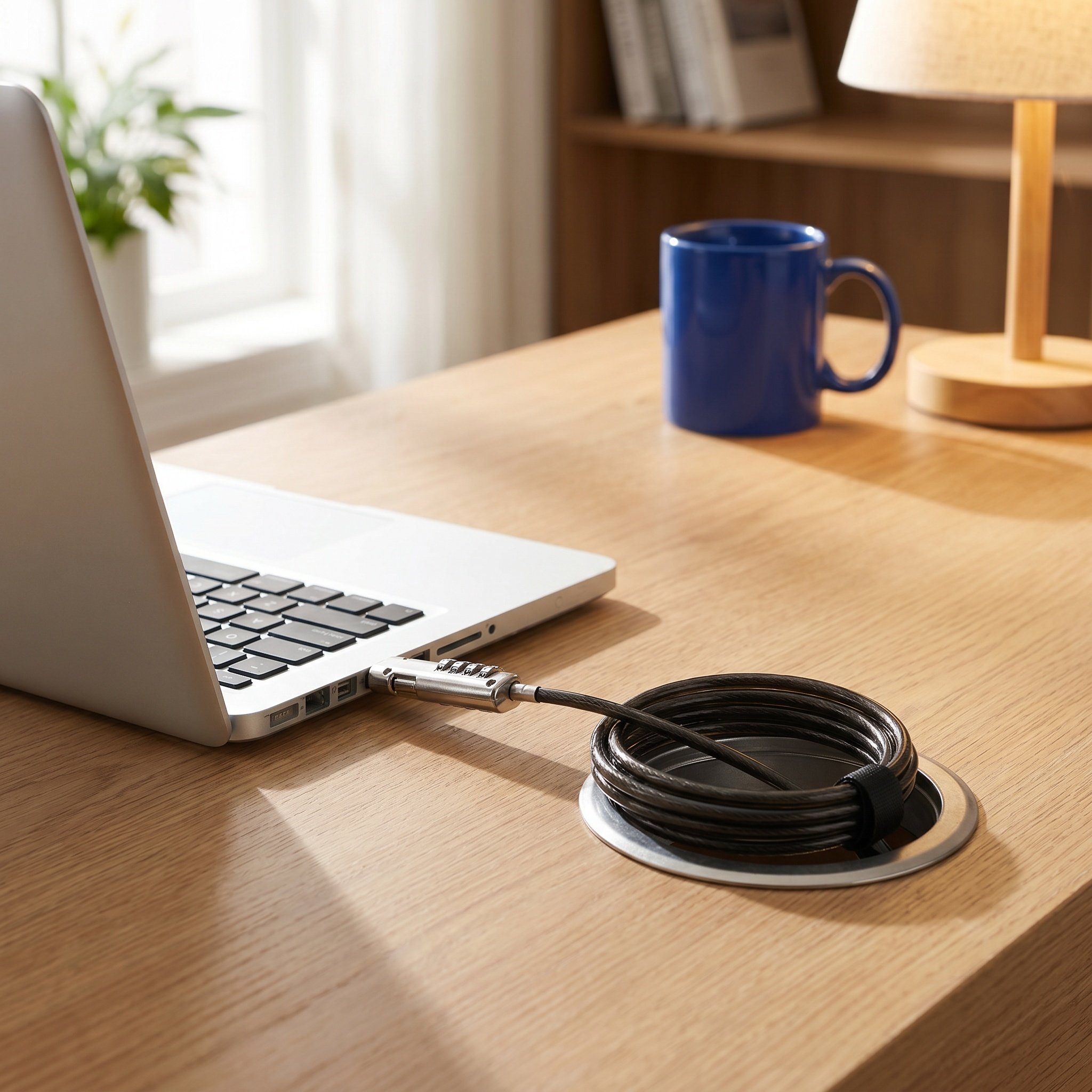 Cable Lock Flexible - Laptop Numeric Password Lock Portable Alloy