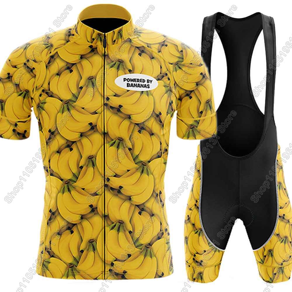 Cycling Commuter Clothing - Powerouge-By-Bananas 2026 Cycling Jersey Set Summer
