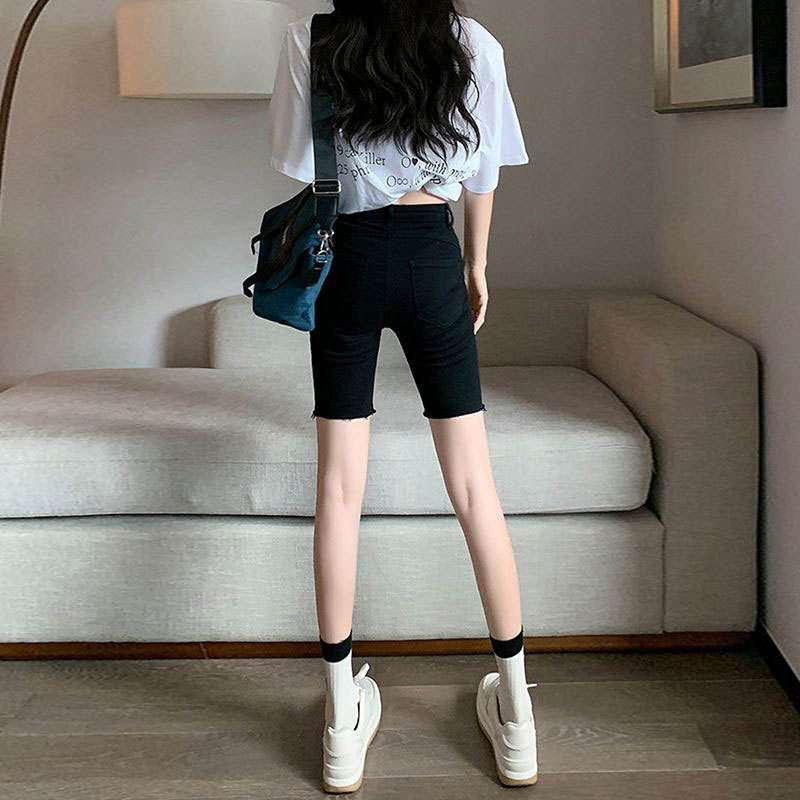 Black Denim Short Shorts Women - огляд і ціна Cycling Shorts For Commute