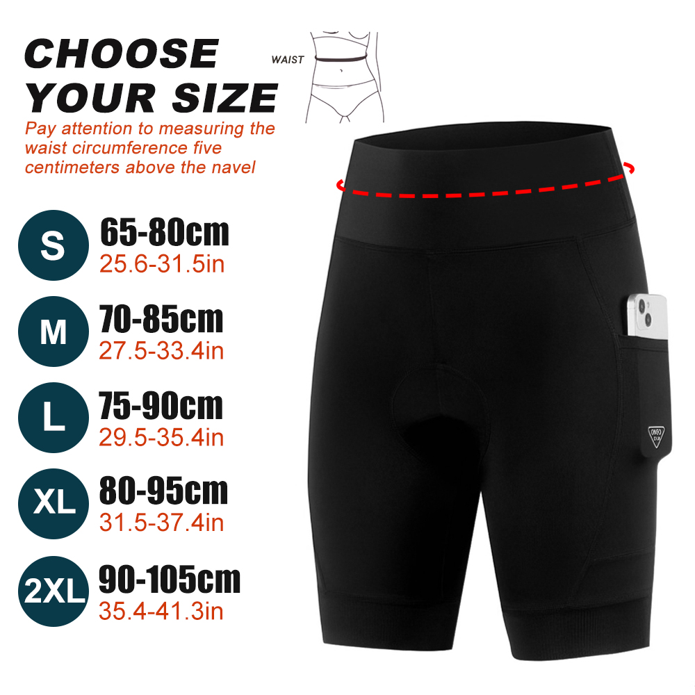 OZZOMM 1PC Women's 4D Padded B - огляд і ціна Cycling Shorts For Commute