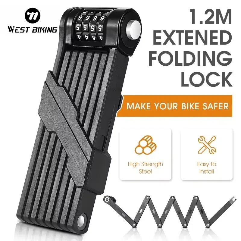 WEST BIKING Bicycle Folding Ch - огляд і ціна U Lock Heavy Duty