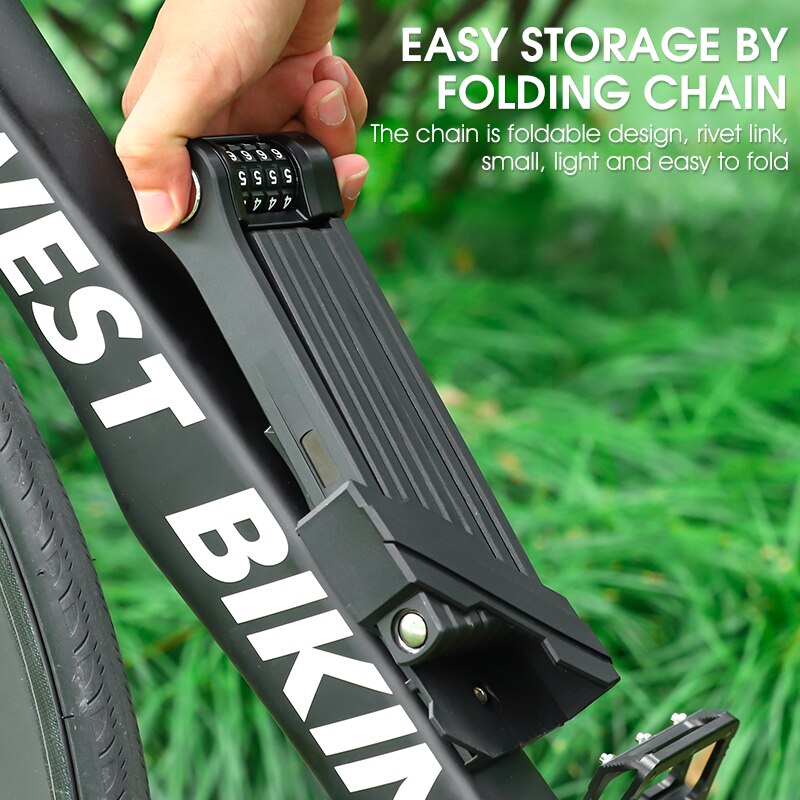 WEST BIKING Bicycle Folding Ch - огляд і ціна U Lock Heavy Duty
