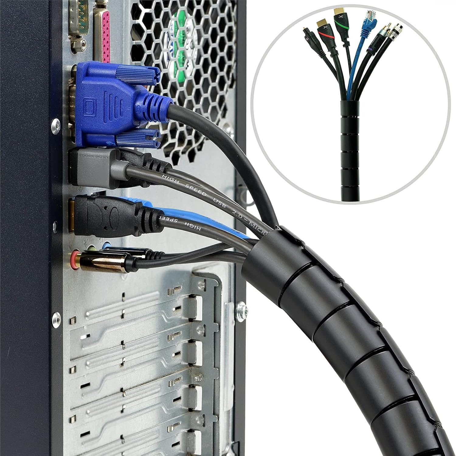 Spiral Cable Flexible Wire Pro - огляд і ціна Cable Lock Flexible