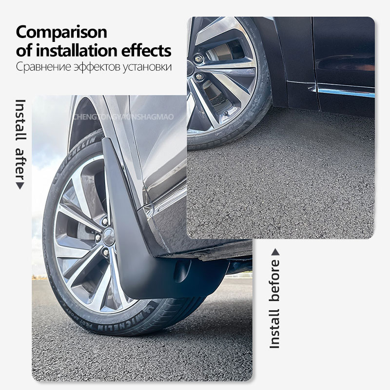 Apktnka Set Mudflaps For Toyot - огляд і ціна Fender Mudguard Set
