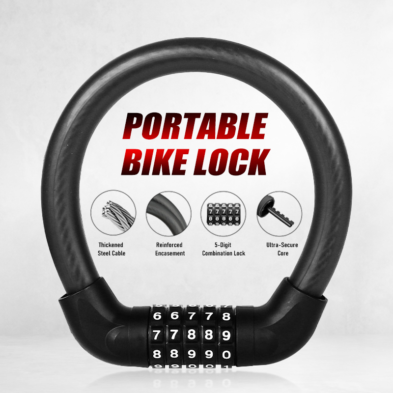 5-Digit Combination Bike Lock  - огляд і ціна U Lock Heavy Duty