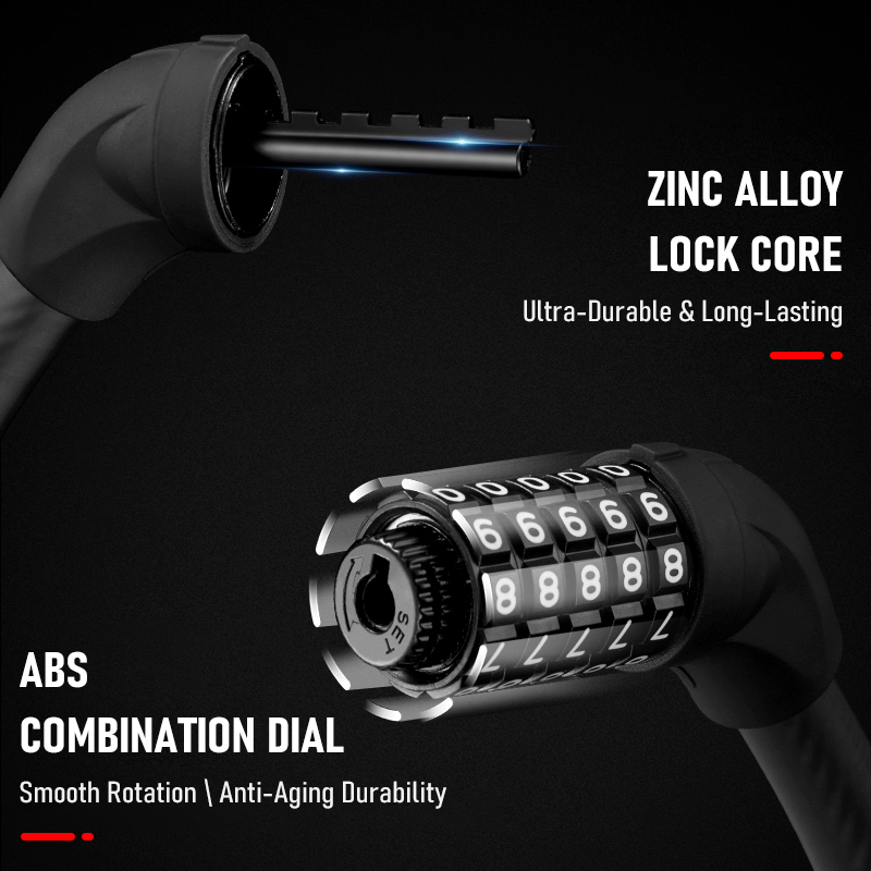 5-Digit Combination Bike Lock  - огляд і ціна U Lock Heavy Duty