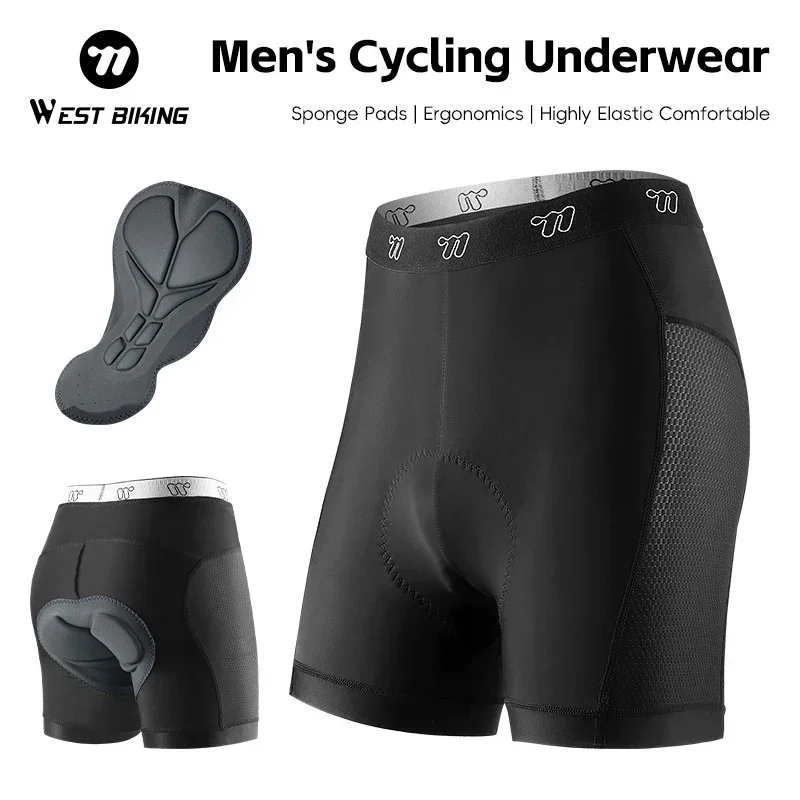 WEST BIKING Men Cycling Underw - огляд і ціна Cycling Shorts For Commute