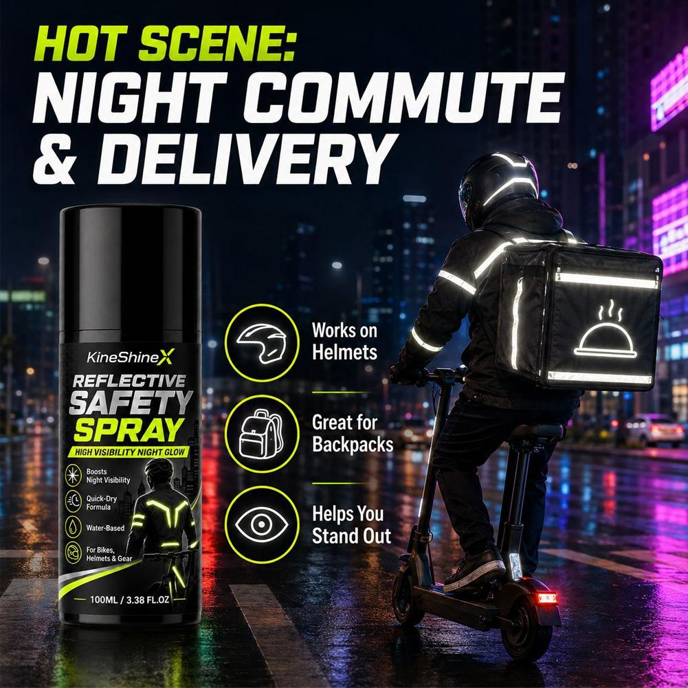 Night Reflective Safety Spray  - огляд і ціна Cycling Commute Gear